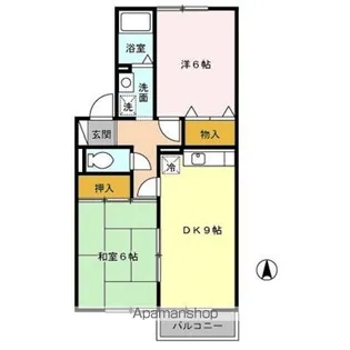 ヴェルドミール M【1階】の間取り